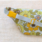 Sac banane bouquet printemps jaune