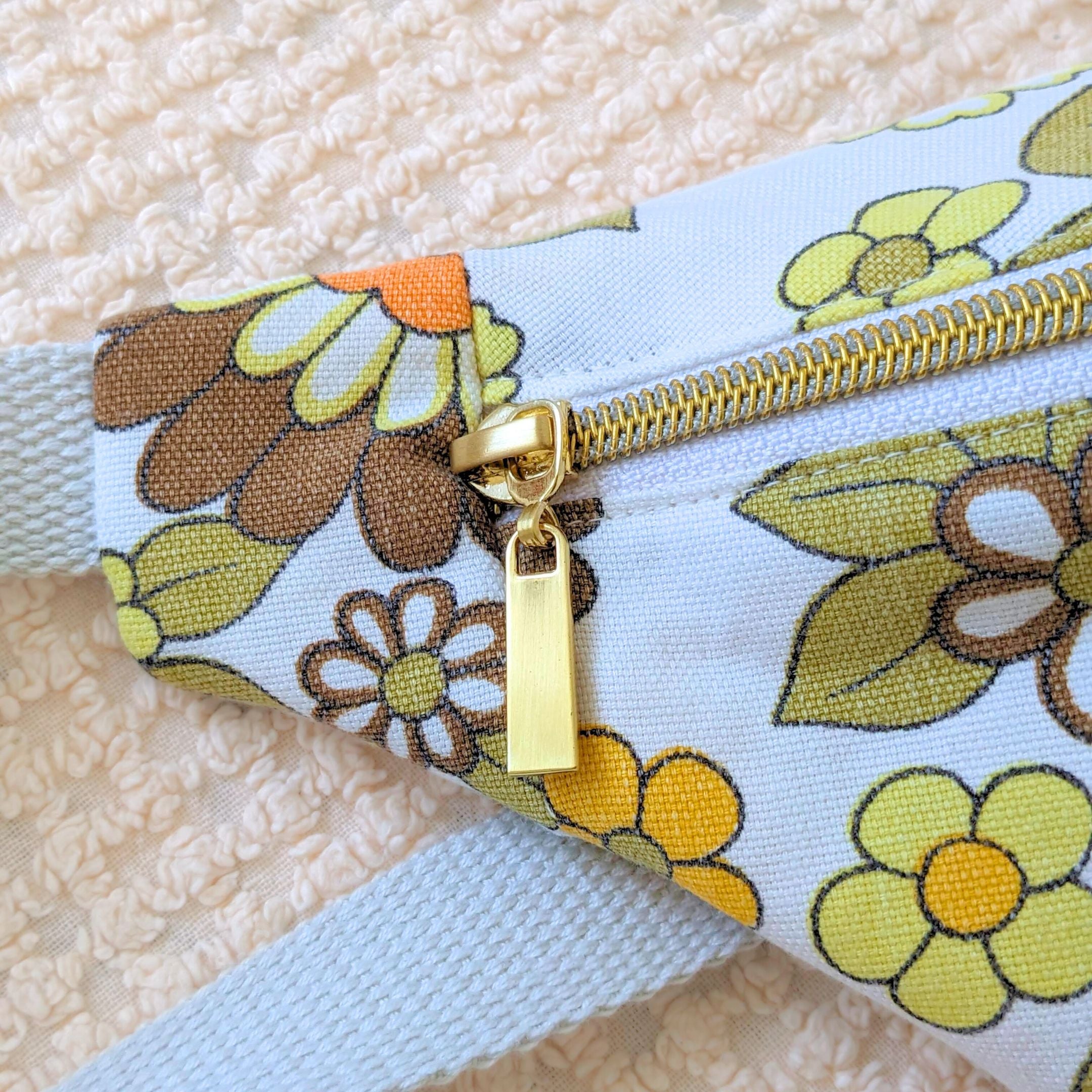 Sac banane bouquet printemps jaune