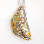Sac banane bouquet printemps jaune