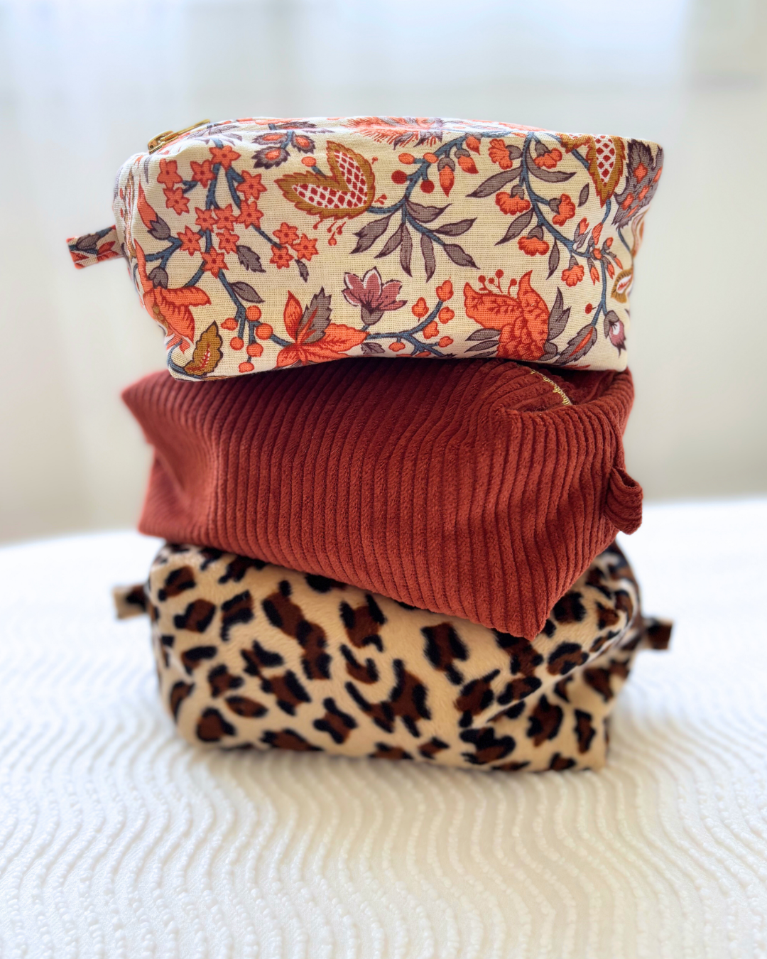 Trousse léopard doudou