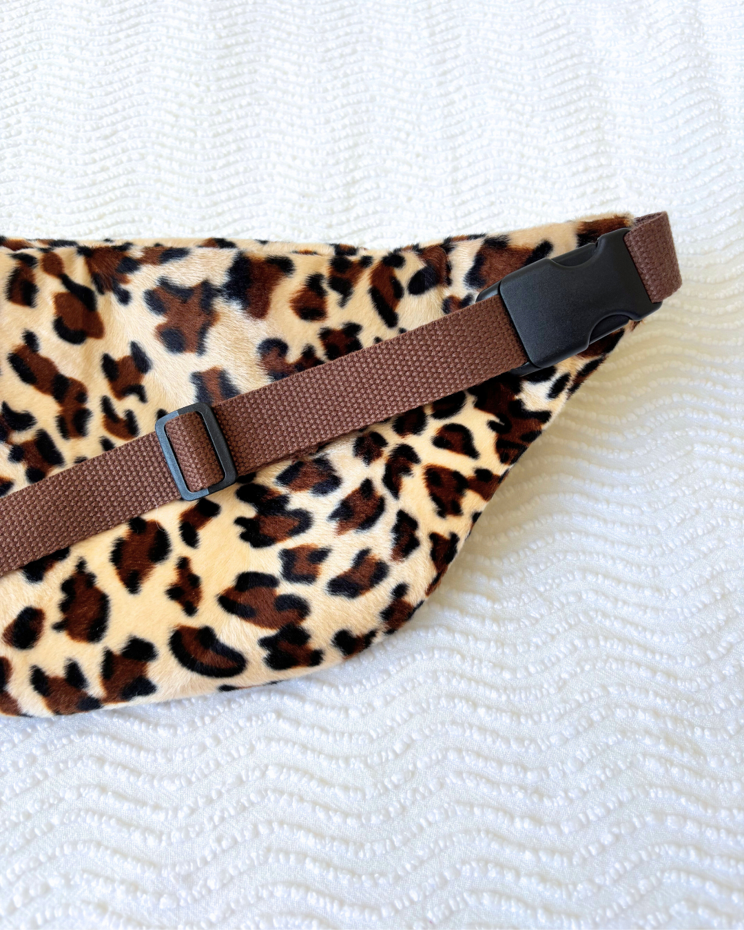 Sac banane léopard doudou