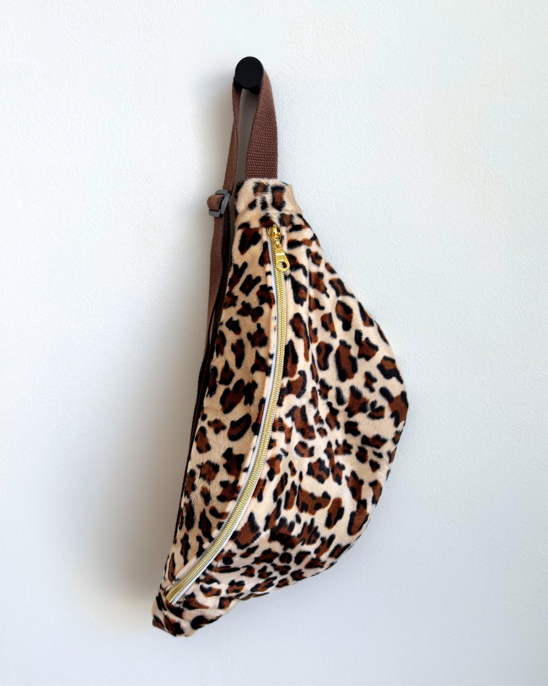 Sac banane léopard doudou