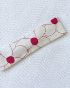 Bandeau fleurs rose fushia