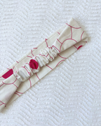 Bandeau fleurs rose fushia