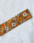 Bandeau flower power orange