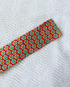 Bandeau flower power rouge