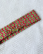 Bandeau flower power rouge