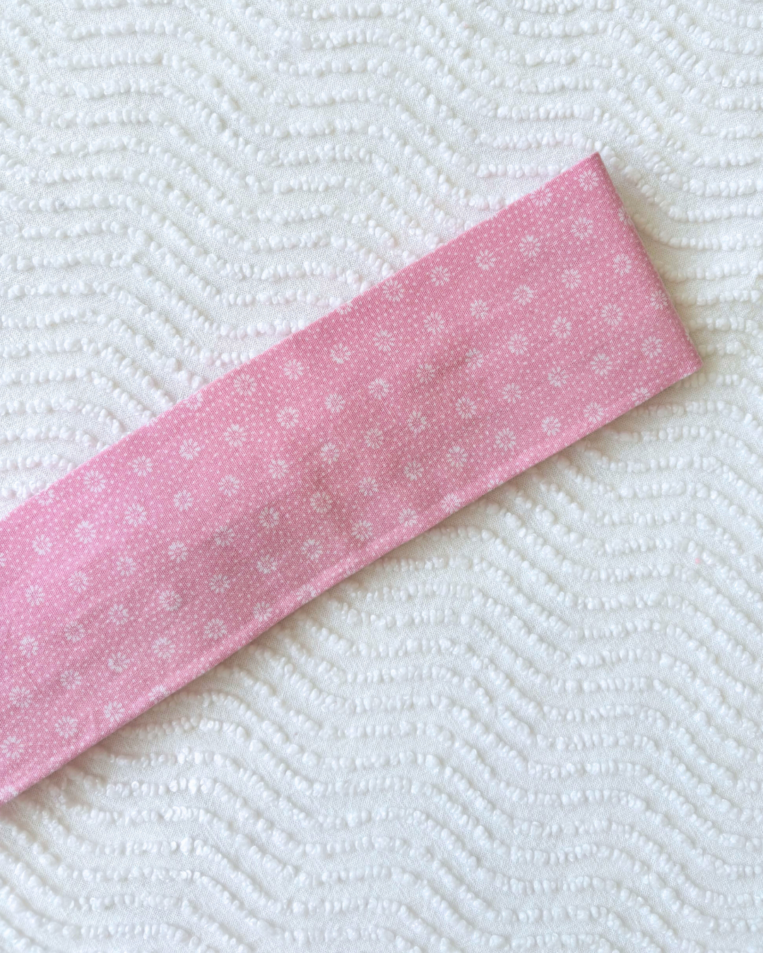 Bandeau petites fleurs rose