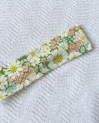 Bandeau vintage fleurs vert