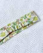 Bandeau vintage fleurs vert