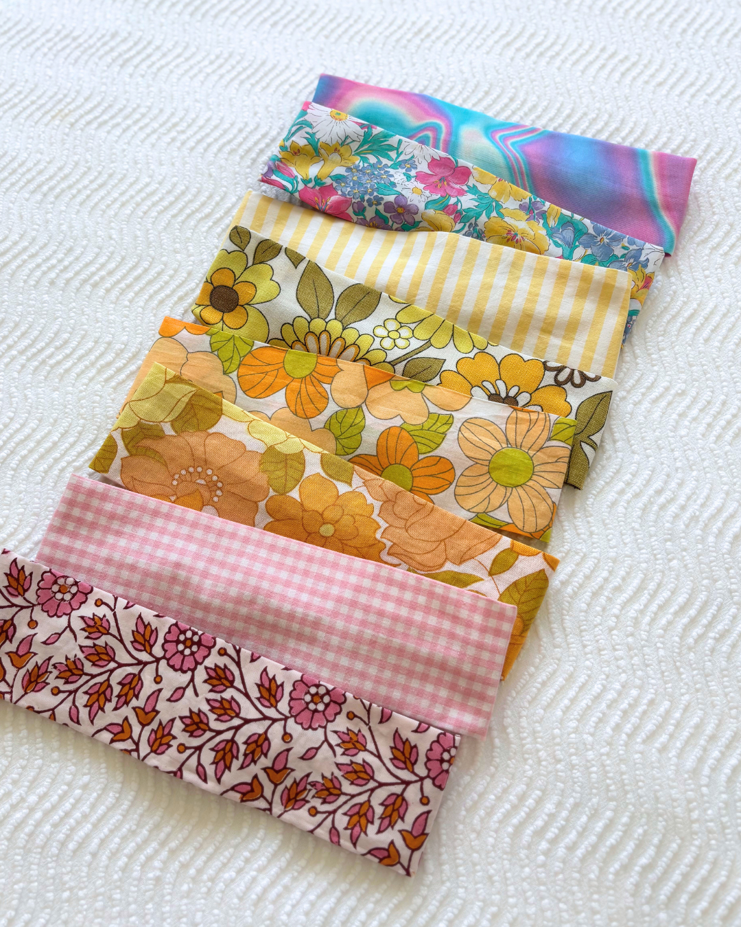 Bandeau roses vintage