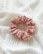 Chouchou vichy vieux rose