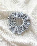 Chouchou carreaux bleu & blanc