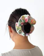 Chouchou dentelle vintage printemps