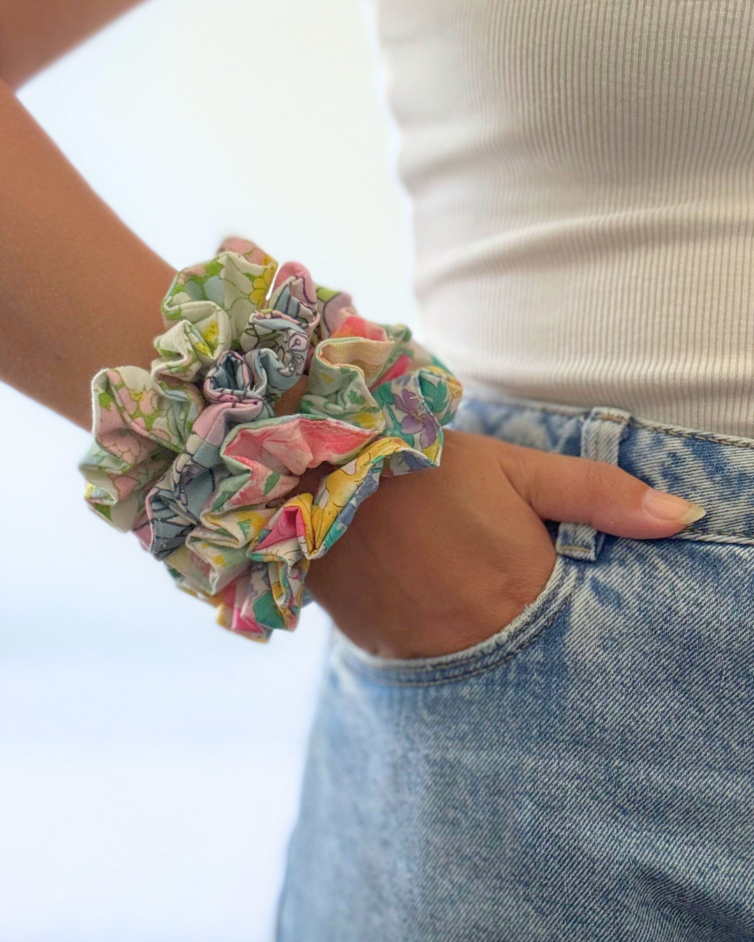 Chouchou vintage printemps