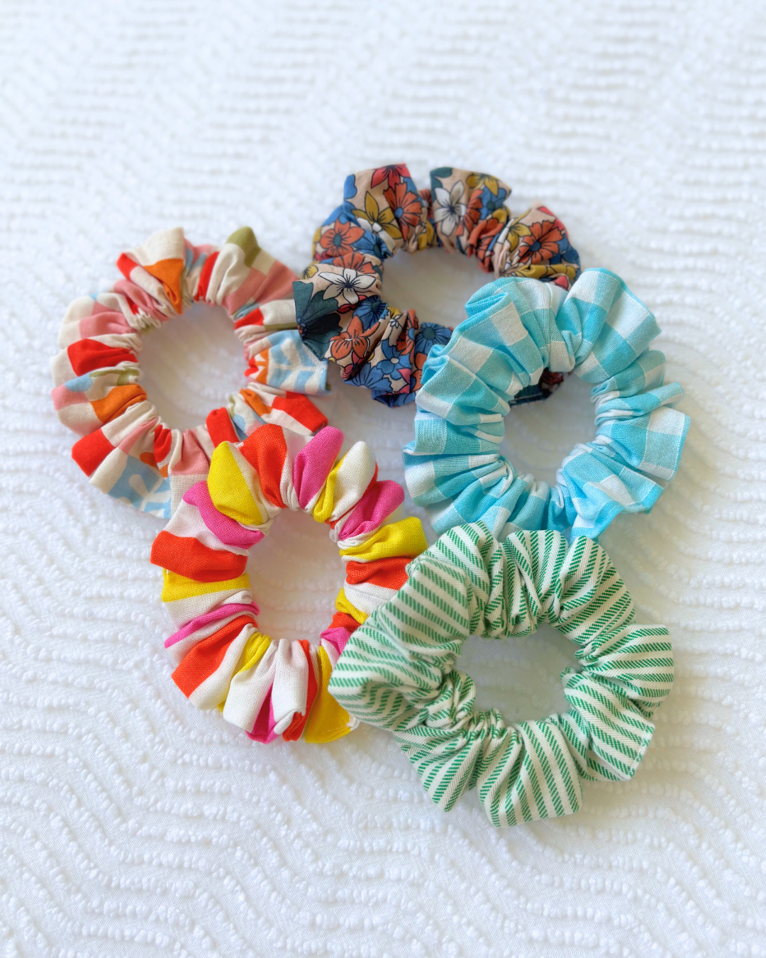 Chouchou liberty fleurs vintage