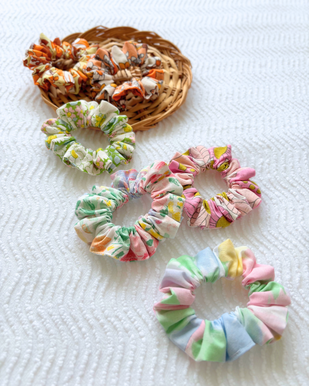 Chouchou vintage printemps