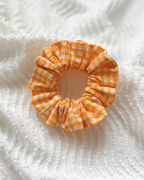 Chouchou vichy jaune