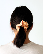 Chouchou vichy jaune