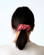 Chouchou vichy rouge