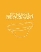 Mini sac banane personnalisé