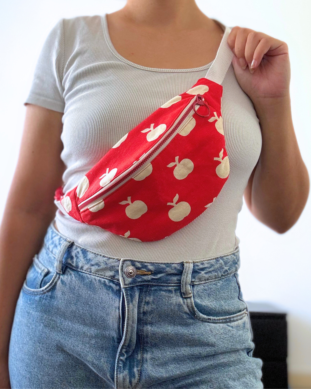 Mini banane pommes vintage rouge