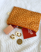 Pochettes zip myosotis orange