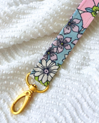 Porte-clés 70's rose