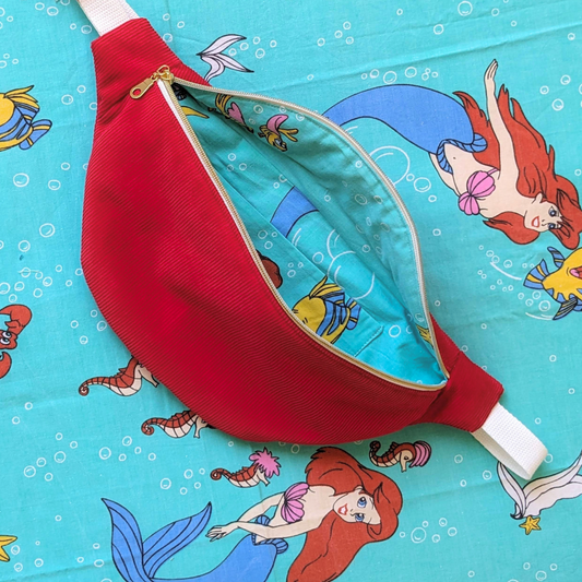 Sac banane velours 90's - Ariel