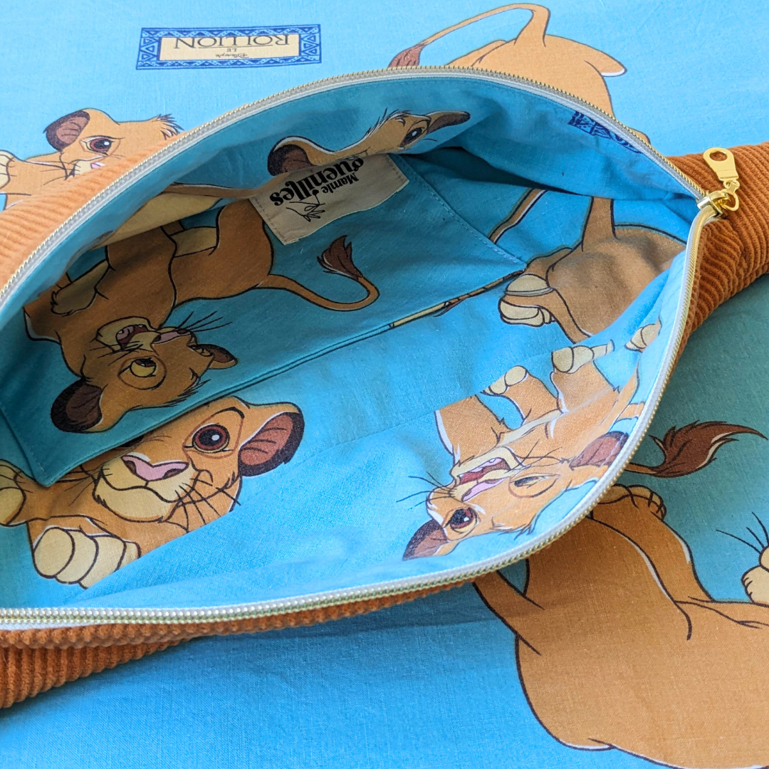 Sac banane velours 90's - Simba