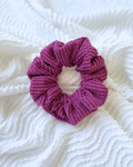Chouchou en velours Framboise