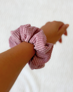 Chouchou en velours Rose