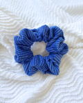 Chouchou en velours Bleu roi