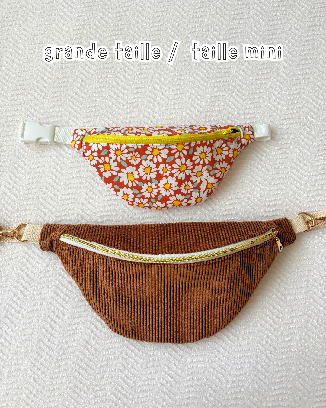 Mini sac banane personnalisé