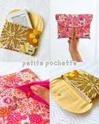 Petite pochette à livre & liseuse personnalisée