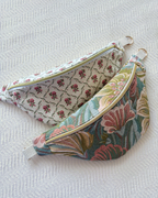 Sac banane vintage fleurs d'automne pastel