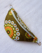 Sac banane vintage fleurs d'automne 70's