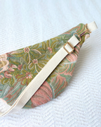 Sac banane vintage fleurs d'automne pastel